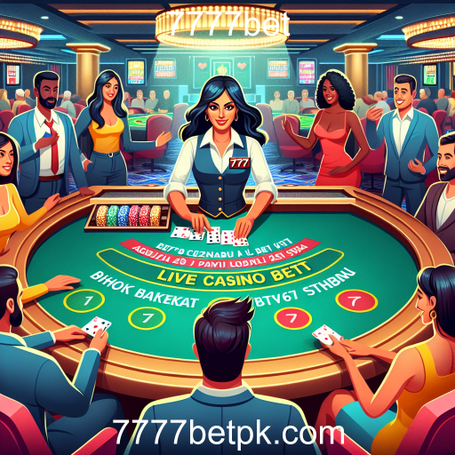 Explore o Mundo do Cassino Ao Vivo no 7777bet